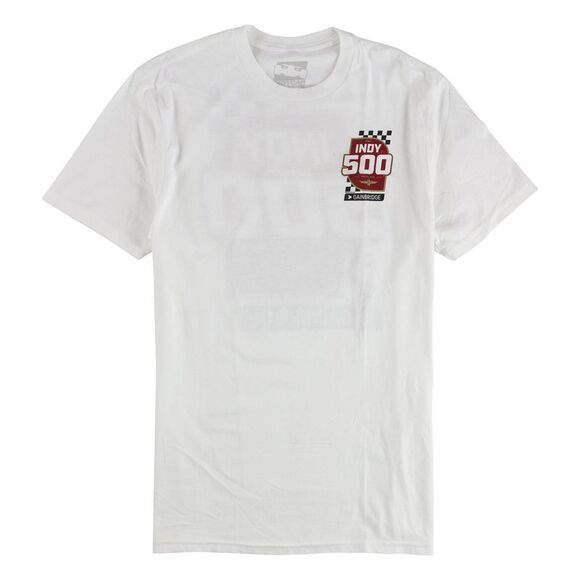 Indy 500 Mens White Event Graphic T-Shirt, white, M - Picture 1 of 2